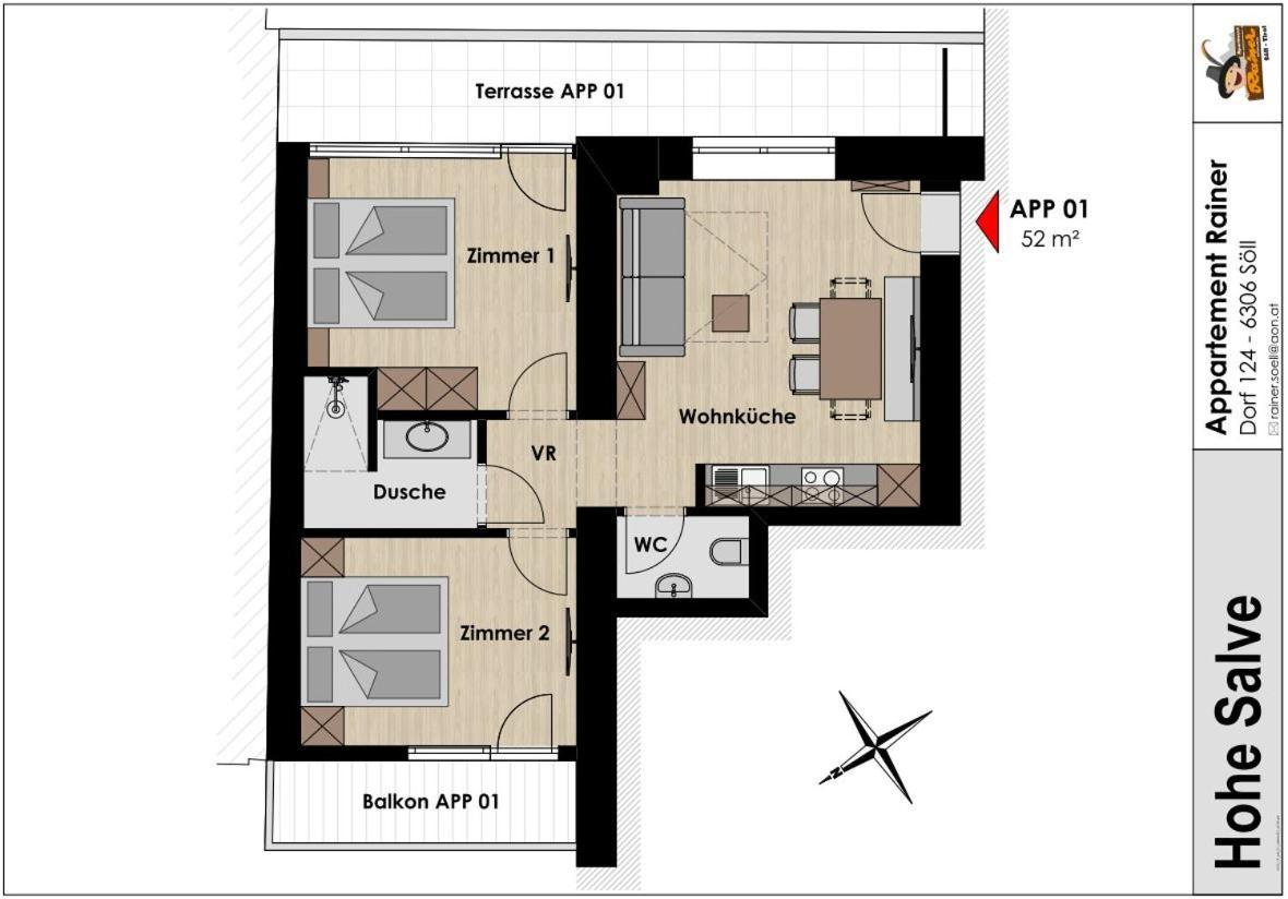 Apartment Rainer - Mittendrin Soll Exterior photo