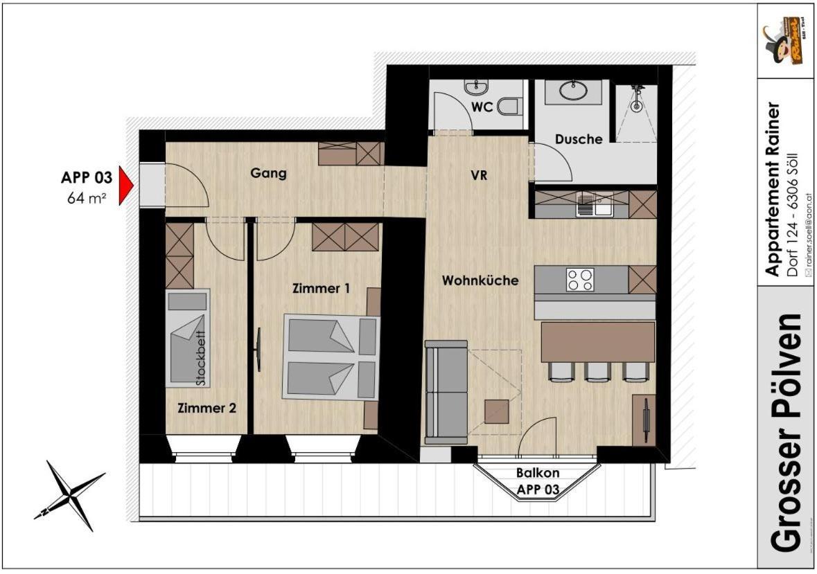 Apartment Rainer - Mittendrin Soll Exterior photo